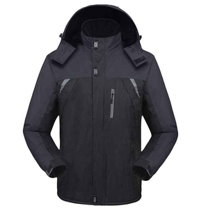 Vestes et manteaux coupe-vent à capuche pour hommes multi-panneaux Imperméables Vêtements de randonnée en plein air Veste de pluie à fermeture éclair Vêtements d'extérieur Veste pour hommes - Product Image 1