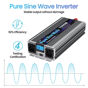 Convertisseur à onde sinusoïdale pure HOULI 12V 5000W 6000W 7000W automatique 12V AC 220V 6000W 24V - Product Image 6
