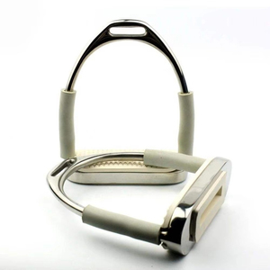 Équipement équestre de qualité supérieure, pédale antidérapante pour cheval, étriers de polo léger en acier inoxydable sur mesure - Product Image 5