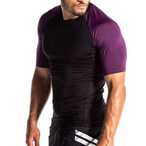 Ropa interior de secado rápido para hombre de manga larga con estampado de transferencia de calor, protector de compresión para entrenamiento 2025, protector de erupción para gimnasio deportivo personalizado - Product Image 5