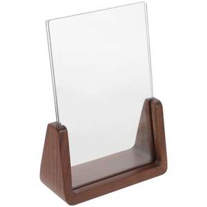 Cadre photo en bois fait main, élégant, sculpté à la main, pour une présentation sur table, pour la décoration de la maison et comme cadeau de Thanksgiving - Product Image 5