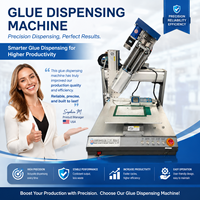 Machine de collage automatique de bureau à 3 axes de 30 cc pour composants électroniques et circuits imprimés, idéale pour la distribution de précision