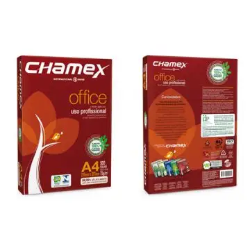 Papel de copia reciclado Chamex A4 80 GSM Mumbai 75GSM Papel de impresión A4 80g