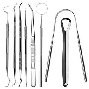 Kit dentaire médical 3-en-1 - Ensemble d'instruments chirurgicaux manuels de haute qualité, miroir buccal, pince, sonde, léger, certifié CE - Product Image 5