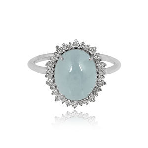 Fabricant de bijoux design de luxe Bague multi en argent sterling 925 avec pierres précieuses aigue-marine - Product Image 3