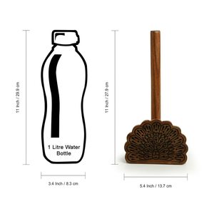 100% Wood Table Tissue Paper Holder Best Quality Handmade Table Tissue Dispenser Table Tissue <b>Roll</b> for Dining - Product Image 2