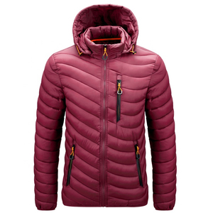 Men's Premium Quality Custom Logo <b>Winter</b> Outdoor Waterproof Eco-Friendly Quick Dry Hooded Reversible Plus Size <b>Thick</b> Bubble - Product Image 4