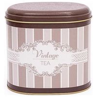 Boîte en métal ovale Kontensan 1,4 L, élégante, 140x120x130 mm, accessoires pour café et thé, modèle ER0046A, Turquie
