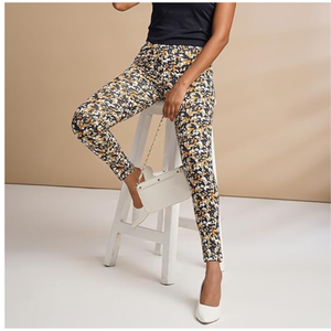 Leggings imprimés taille haute en Spandex/Coton pour femme – Confortables, extensibles et élégants – Pantalons de yoga graphiques et tendance - Product Image 1