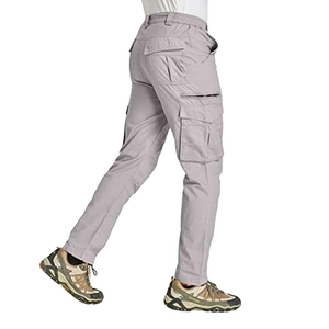 กางเกงคาร์โก้ลำลองสไตล์คลาสสิกของผู้ชายกางเกงผ้าแคนวาสผ้าฝ้ายโพลีเอสเตอร์มีกระเป๋าหลายแบบตรง - Product Image 1