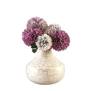 Jarrón de Metal de hierro blanco moderno, artículo decorativo para el hogar para mesa, dormitorio, sala de estar, oficina, bodas, festivales, cumpleaños - Product Image 6