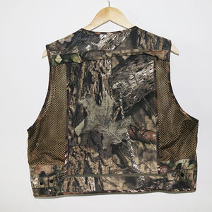 Gilet Uplander pour homme, imprimé camouflage canard, pour la pêche, la chasse, la chasse aux dindes sauvages, imperméable, chauffant, équipement de pêcheur, chasseur, orange vif - Product Image 4