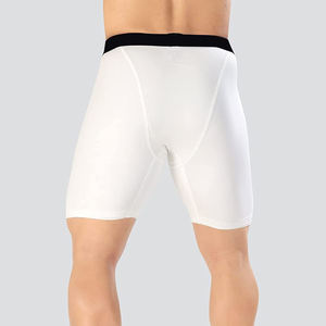 Pantalones cortos de compresión para gimnasio y Fitness de alta calidad, secado rápido, para correr, para hombre, patrón sólido, cintura elástica, media calle, hecho en Pakistán - Product Image 4