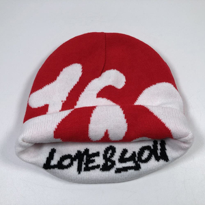 OEM Streetwear Colorful Women Men Adult Unfold Knit Warm Skull Double Sided <b>Winter</b> <b>Cap</b> Custom Jacquard Design Reversible Beanie - Product Image 4