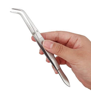 Pince à tissu brun Adson/pince à dents fines/pince à saisir pointes droites pince à aiguille pour instruments chirurgicaux - Product Image 3