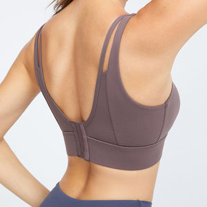 Soutien-gorge de sport pour femmes, conçu pour un usage quotidien, offrant une tenue extensible et respirante, logo avant écologique et maintien élevé - Product Image 5