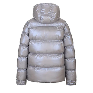 Comfortable Fabric Winter Summer Hooded Reversible Outdoor Wear Women Puffer Jacket Plus Size Waterproof <b>Zipper</b> Cotton Hiking - Product Image 5