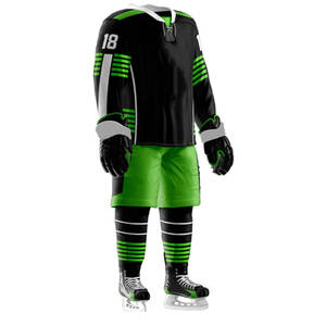 Uniforme de hockey sur glace personnalisé uniforme de hockey sur glace fabriqué en usine à bas prix uniforme de hockey sur glace respirant et humide - Product Image 2