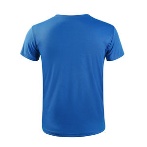 Logotipo personalizado Camisetas de secado rápido Ropa deportiva Camiseta de gimnasio Estampado personalizado Bordado Hombres y mujeres Camisa transpirable de manga corta - Product Image 3