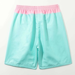 Hommes Colorblock Short De Bain Personnalisé Streetwear Maille D'été Respirant Polyester Shorts Mens Basket-Ball de Plage OEM - Product Image 2