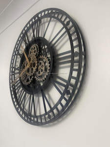 Horloge murale en métal Décoration et horloge Horloge murale en métal Fabricant et exportateur avec vente décorative - Product Image 5