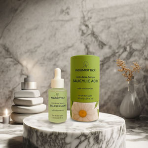 Sérum pour la peau de qualité supérieure Indumrittika avec acide salicylique et niacinamide pour une hydratation légère, un équilibre cutané et une peau lisse et éclatante - Product Image 2