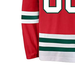 Venta al por mayor OEM razonable por encargo que absorbe el sudor internacional camisetas de hockey sobre hielo personalizado en blanco camisa de hockey sobre hielo - Product Image 6