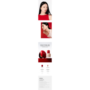 หน้ากาก tirrtir พอดีกับรากฐานสีแดง - Product Image 2