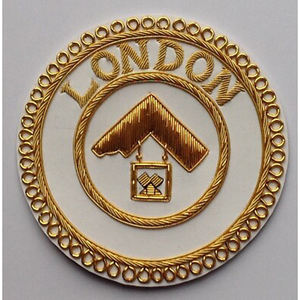 Masonic Regalia Freemasons Bordado a mano Bullion Trabajo Delantal Master Masons Vestido completo - Product Image 2