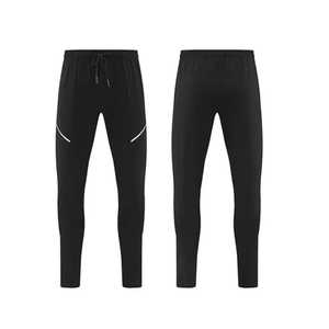 กางเกงออกกำลังกายผ้าไนลอนระบายอากาศได้ดีแห้งเร็วสำหรับผู้ชายกางเกงฟิตเนสหลวมกลางขาตรงกางเกงออกกำลังกายวิ่ง - Product Image 1