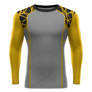 New High Quality Wholesale Full Sleeve Sublimation <b>T</b> <b>Shirt</b> <b>BJJ</b> Rash Guard Fitness Men MMA Clothing Made by Maximize Wear - Product Image 5