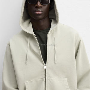 Alta calidad 450 GSM algodón grueso en blanco peso pesado de gran tamaño Unisex Sudadera con capucha logotipo personalizado hombres polar para invierno para hombres - Product Image 5