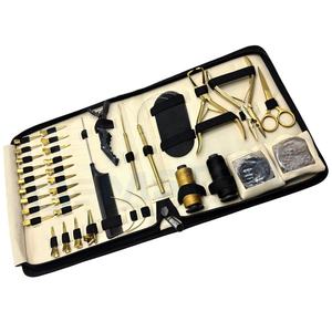 Kit de Herramientas de Acero Inoxidable Dorado para Extensiones de Cabello, Alicates para Instalación y Remoción de Micro Anillos, Agujas y Cuentas - Duradero y Reutilizable - Product Image 1