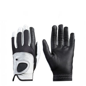 Guantes de golf de cuero Cabretta de alta calidad Nuevo diseño Transpirable Logotipo personalizado Guantes de golf Servicio OEM Directo del fabricante - Product Image 1