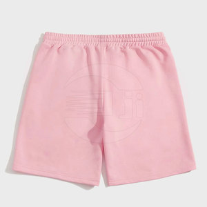 Short décontracté pour homme de haute qualité tissu en maille de coton mi-élastique séchage rapide respirant motif solide bas vente en gros - Product Image 2