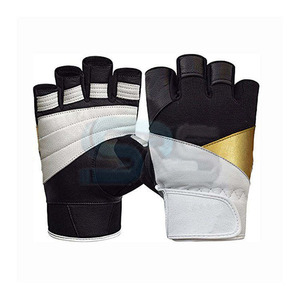 Vente en gros de gants de fitness demi-doigts femmes hommes gants d'entraînement respirants gants d'entraînement de gymnastique logo personnalisé haltérophilie salle de sport - Product Image 1