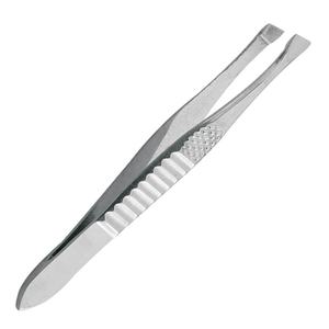 Stainless Steel Slanted Tip <b>Eyebrow</b> <b>Tweezers</b> for Brows Shaping Facial Hair Plucking Perfect Grip Beauty Care Tool Lightweight - Product Image 1