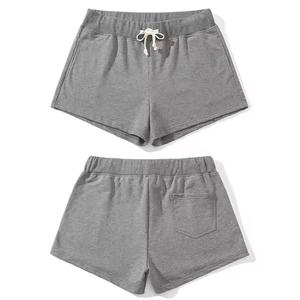 กางเกงขาสั้นผ้าฝ้าย100% ขนแกะเทอร์รี่ขนาด250ก. 3นิ้วสำหรับผู้ชายกางเกงขาสั้นของผู้ชายแบบเย็บปักตามต้องการ - Product Image 5