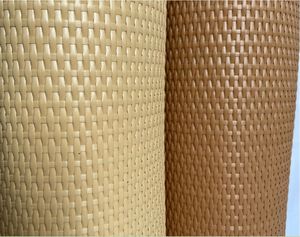 หวายพลาสติกสำหรับตกแต่งบ้านที่มีความทนทานเป็นมิตรกับสิ่งแวดล้อมสิ่งทอจำลองรูปทรงเรขาคณิตสำหรับเฟอร์นิเจอร์ขายส่ง - Product Image 2