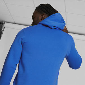 เสื้อฮู้ดสวมหัวแขนยาวสำหรับผู้ชาย, เสื้อฮู้ดแบบสวมหัวแขนยาวสีฟ้าใส่กลางแจ้งขนาดปกติเหมาะสำหรับฤดูหนาว - Product Image 3
