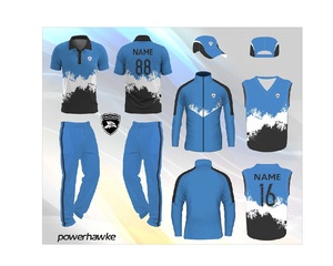 Prohawke conjunto completo de uniforme de cricket con instalaciones de personalización ropa deportiva uniforme de cricket cuello Jersey y Pantalones - Product Image 1