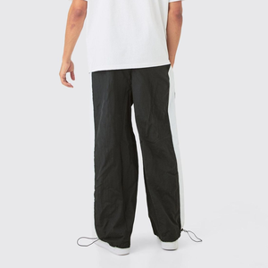 High Quality Outdoor Cargo <b>Men's</b> Pants Waterproof Fabric <b>Baggy</b> <b>Trousers</b> Custom Washed With Side panels Adjustable Hem <b>Men</b> pant - Product Image 3