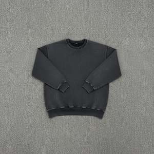 Sudadera con Capucha Lisa de Color Sólido 100% Poliéster para Hombre, Lavado Ácido, Talla Grande, Servicio OEM, Sudadera con Capucha Gruesa para Invierno - Product Image 4