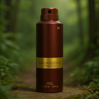 Mauboussin 200ml Cristal Oud Parfum Boisé Longue Durée Déodorant & Anti-transpirant Spray Homme France