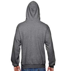 Sudadera térmica de punto de peso pesado de gran tamaño para hombre, diseño de logotipo personalizado de invierno, hombro caído, 100% algodón, teñido liso - Product Image 5