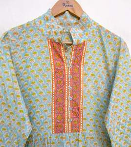 Maxivestido Largo de seda informal para mujer más vendido Bloque de mano floral impreso con decoración de botones Tallas 6XL Ocasión en la playa - Product Image 1