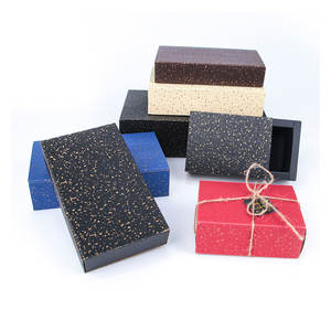 Emballage personnalisé noir boîte cadeau transparente carte noire fête de vacances boîte d'emballage bijoux bonbons mariage exquis boîte de présentation - Product Image 1