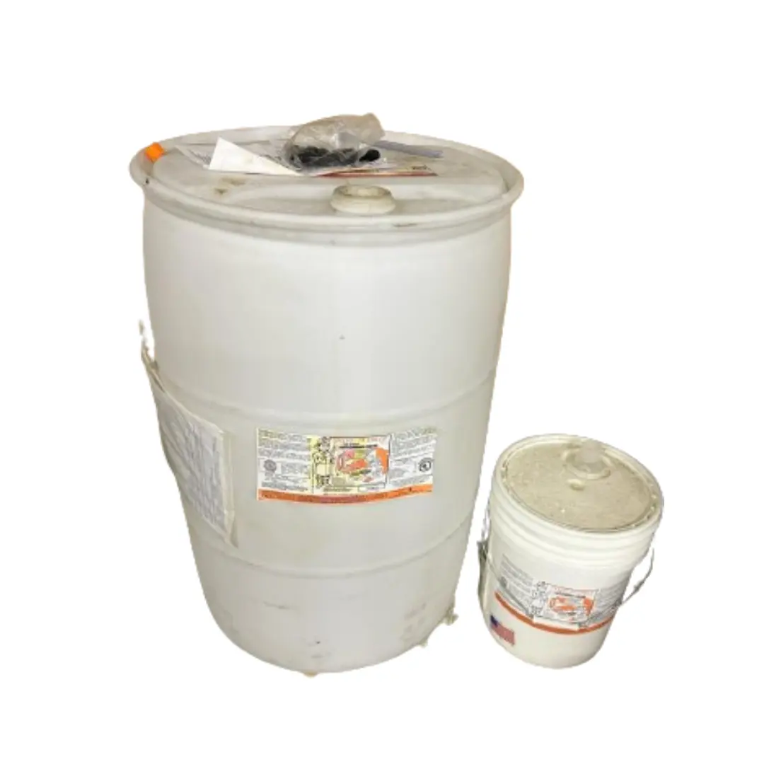 Bidon en plastique blanc à dessus ouvert de volume de 55 gallons/baril en plastique/tambour en plastique blanc à dessus ouvert de gallon