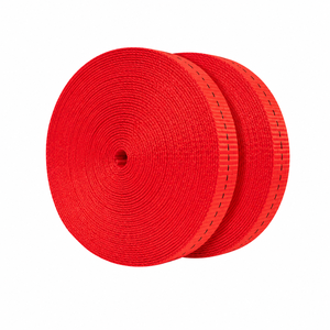 Fabrication de produits pour animaux de compagnie, ruban élastique 100% polyester, rouleau de 25 mm, résistance à l'usure supérieure, production de colliers, étiquette privée - Product Image 1