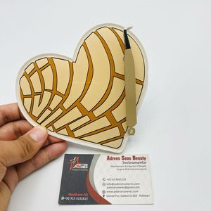 Prix de gros Carreau de palette de cils en acrylique Cœur nu avec aimant pour pince à épiler Logo personnalisé Plateaux d'extension de cils Carreaux de cils - Product Image 1